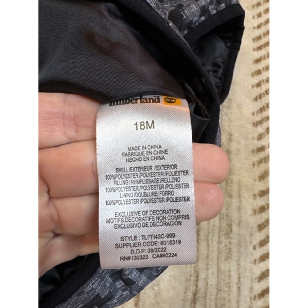 Timberland Toddler Puffer Vest 18M‎ - Picture 3 of 6